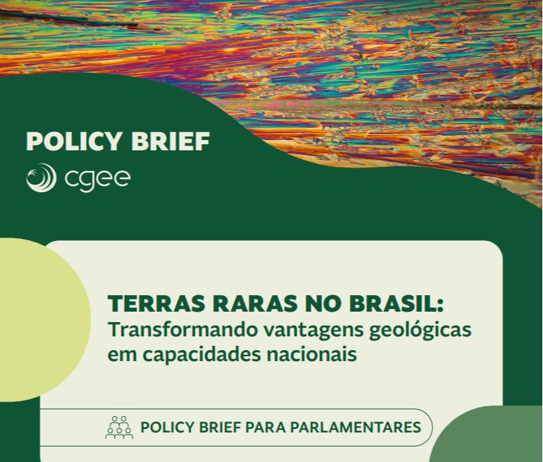Está disponível Policy Brief CGEE sobre Terras Raras no Brasil